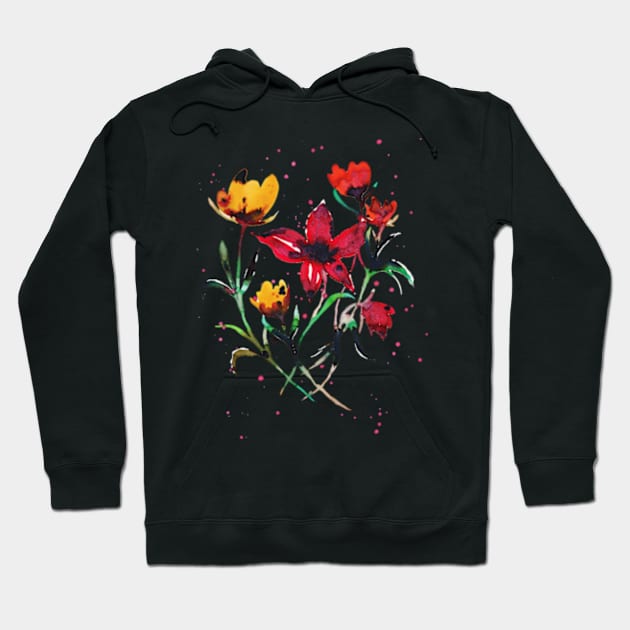 wild flowers Hoodie by RanitasArt